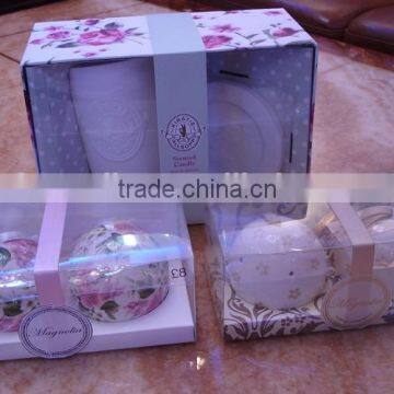 high quality candle gift set with factory price