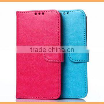 For galaxy s6 edge flip case stand wallet case