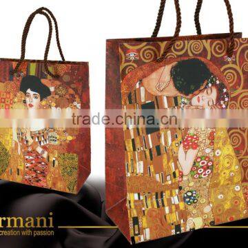 CARMANI Decorative paper bag with GUSTAV KLIMT