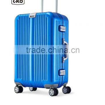 Trolley luggage suitcase type aluminum suitcase for travel