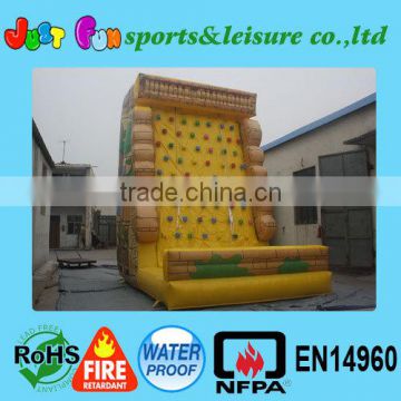 Outdoor inflatable rock climbing, party backyard climbing wall rental