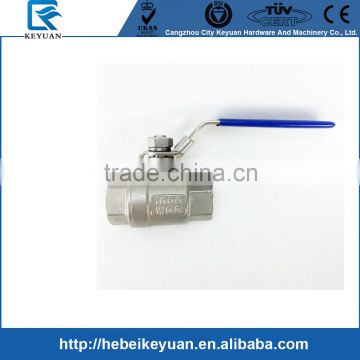 1/2" thread 304 Stainless Steel Ball Valve