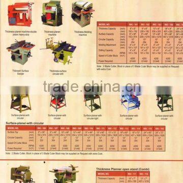 planer wood working machinery wood machines