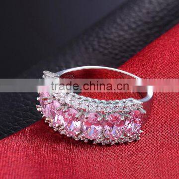 Yiwu fancy stainless steel jewelry diamond fashion engagement ring