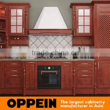 Guangzhou Wholesale American Style Solid Wood Kitchen Cabinet photo-5