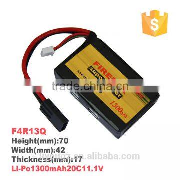 2016 Wholesae Price Best Selling F4R13Q 1300mAh 20C 11.1V Firefox Airsoft Gun Lipo Battery