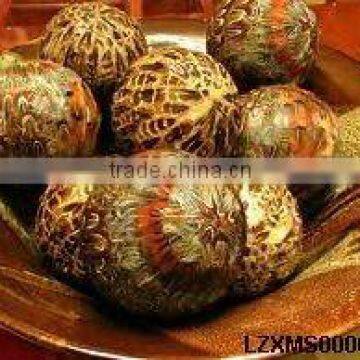 Christmas pheasant feather balls LZXMS00007