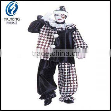 Adult male funny clown costumes,funny dress for carvinal