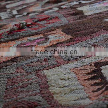 Diamond Hand Knotted Vintage Kilim Rug photo-2