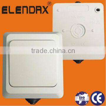 European style surface mounted 1 gang 1 way wall switch (S5001)