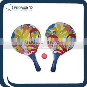 plastic wooden tennis racketbeach racket with tenniswooden racket New Arrival