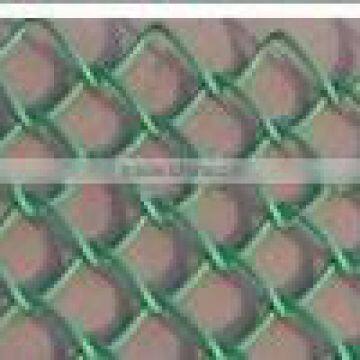 Antirust Plastic Coated Chain Link Fence(Factory)