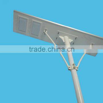 High power 90w 120w all in one solar street light for highway with dusk to dawn sensor