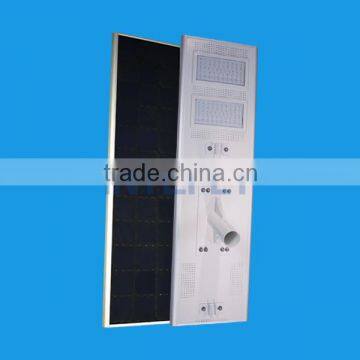 All in one 100w motion sensor solar street light with pole