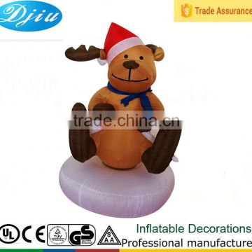 DJ-XT-97 inflatable custom design cartoon bear infaltable charachers inflatable sit bear