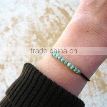 Turquoise Bracelet, Turquoise Stone Cuff Bounce Back Bracelet, Handmade Turquoise Jewelry photo-4