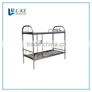 Strong student use metal single bunk bed