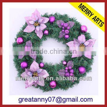 china new style natural wooden decorated christmas funeral wreaths christmas decoration wreath