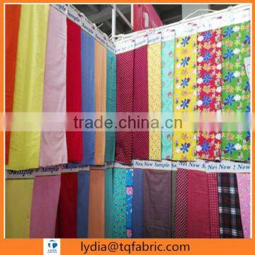 100% cotton two side brushed flannel fabric factory plain color dyed and printed pattern for sale