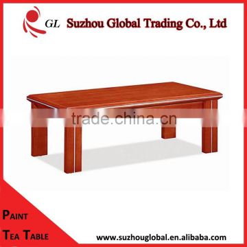 cheap rectangle wooden tea table design