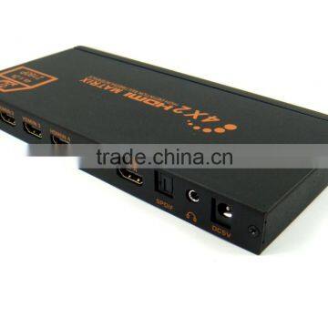matrix switcher HDMI1.4 4kx2k support with RC IR control
