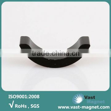 Black epoxy bonded neodymium motor segment magnets