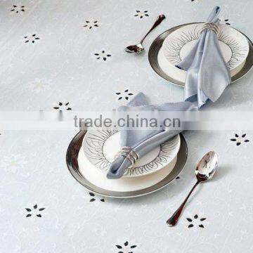 New pattern table linen-Lace Vinyl tablecloth