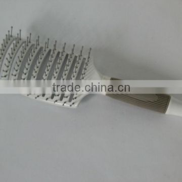 professional plastic hair brush with nylon pins