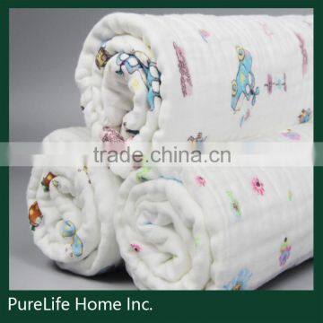 SZPLH US Popular Organic Muslin Swaddle Baby Blanket                        
                                                Quality Choice