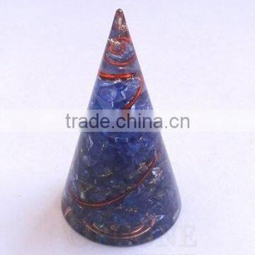 Orgonite Indigo Energy Cone : Supplier Of Onyx Orgone