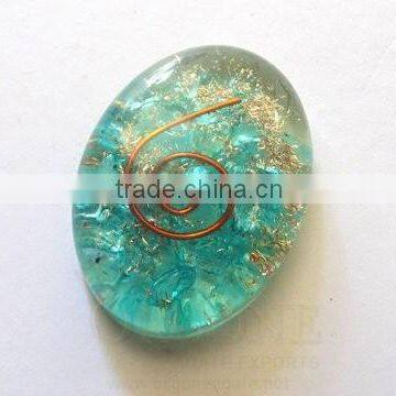 Orgone Blue Energy Oval : Wholesale Orgonite Oval