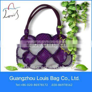 2013 new style best selling popular dowager ladies' hand bag(purple)