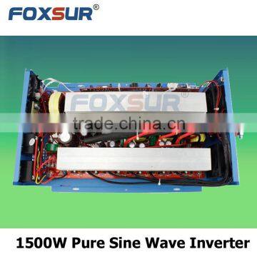 High efficiency Pure Sine Wave Inverter 1500W 12V DC to 110V AC, DC to AC Solar power inverter Industrial Inverter