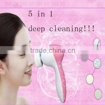 5 in 1 electric facial brush cleaner facial cleaning brush