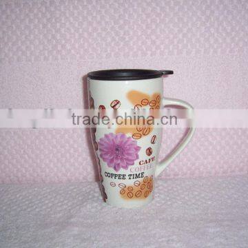 19oz custom printed ceramic travel mugs