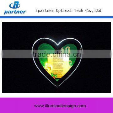 Customed Advertising Crystal Led Light Box for Sale