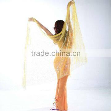 SWEGAL Wholesale Belly Dance Silk Veils Belly Dance Fan Veils SGBDD13016 photo-5