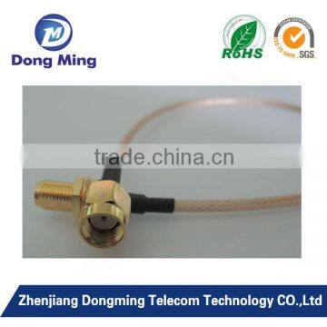 SMA male to SMA female coaxial connector for RG178 cable antenna