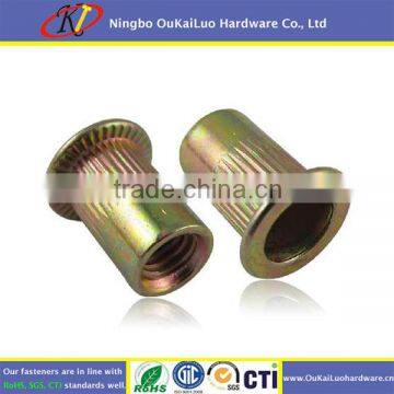 Flanged Knurled Rivet Nuts