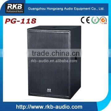 Single 18'' PG-118 waterproof Subwoofer Speaker with good price