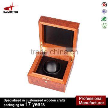 Hot Sale Luxury Handmade engraved Custom single watch boxes