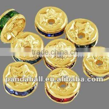 Fashion Jewelry Beads, Rhinestone Beads(RSB037NFG)