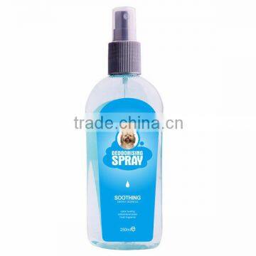 2014 good formula 250ml pet dog deodorizing shampoo spay