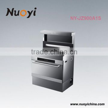 5 burner freestanding ceramic cooker hood range with oven for kitchen equipment