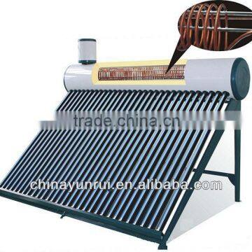 Zhejiang Yunrui Pre-heating Copper Coil Galvanized Steel Solar Water Heater System ( H )