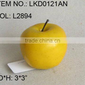 2013Artificial Fake Fruits 3*3" Artificial Polyfoam Weighted Apple House Decoration