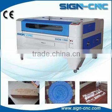 SIGN 1390 laser cutting machine for mdf wood or non metal ! CO2 laser cutting