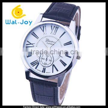 WJ-4873 2016 fashion high quality fancy geneva quartz business mens watches