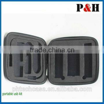 EVA case, USB kit case, portable usb kit, waterproof computer tools set, shockproof laptop accesory travel kits