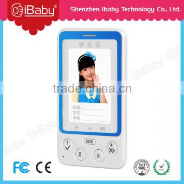 Ibaby gps tracker kids id card phone mini gps chip tracker real time tracking